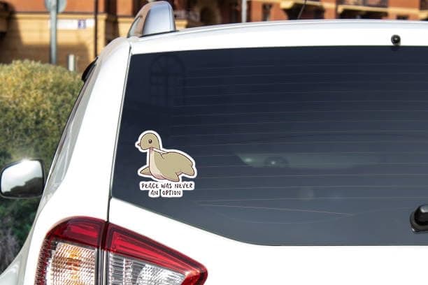 2-Pack Meme Nessy Nessie Apex Legends Knife Sticker Decal Vinyl - 4 Inches - for Car Truck SUV Van Window Bumper Wall Laptop Tablet Cup Tumbler and Any Smooth Surface