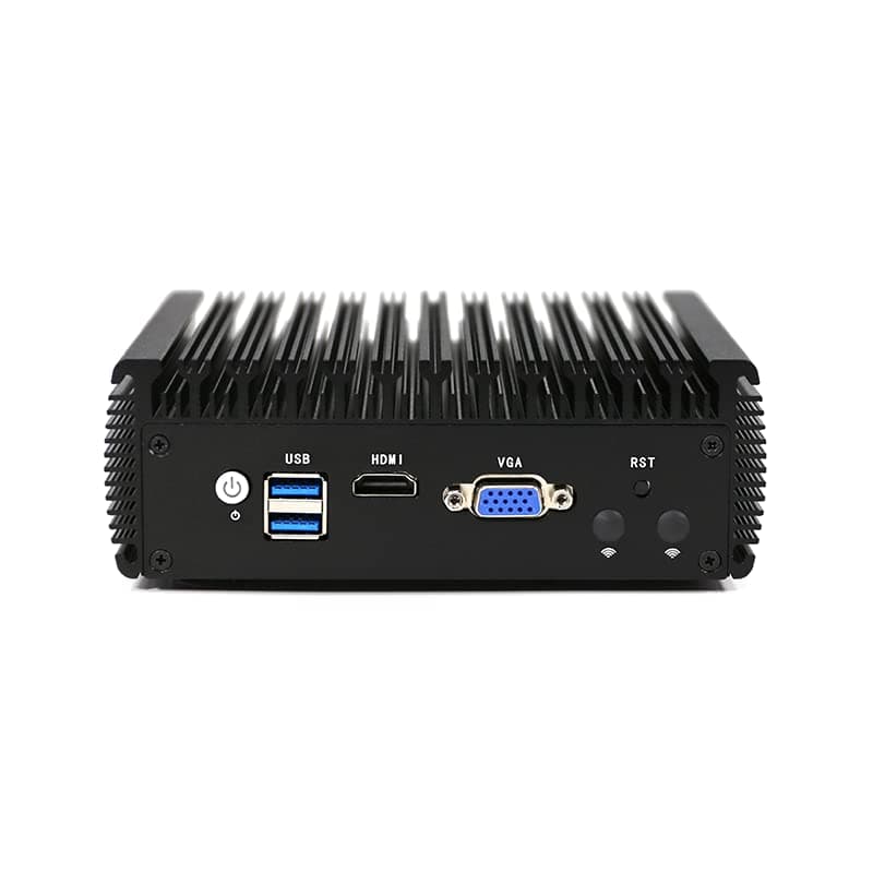 4X 2.5GbE Intel I225-V Ethernet Firewall Appliance Mini PC, Intel Celeron J4125 AES-NI VPN Router PC HDMI VGA 4GB RAM 64GB MSATA SSD