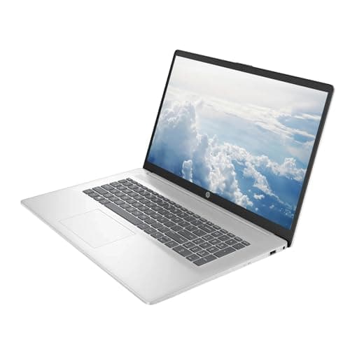 HP 17.3" FHD Business & Student Laptop Computer, 64GB RAM 2.5TB Storage (2TB SSD+512GB Docking Station Set), 6-Cores AMD Ryzen 5, Windows 11 Pro, PLUSERA Earphones, Silver