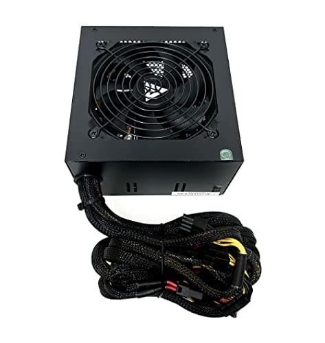 Apevia SPIRIT600W Spirit 600W ATX Power Supply with Auto-Thermally Controlled 120mm Fan, 115/230V Switch, All Protections