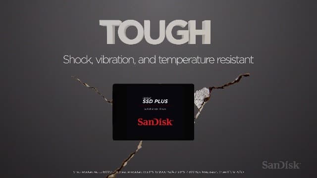 SanDisk SSD PLUS 1TB Internal SSD - SATA III 6 Gb/s, 2.5"/7mm, Up to 535 MB/s - SDSSDA-1T00-G27