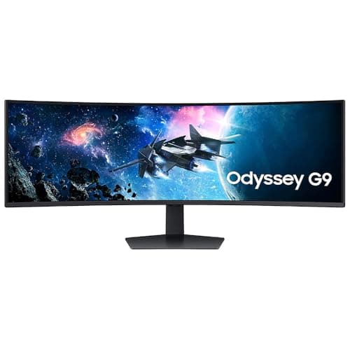 SAMSUNG LS49CG954E 49 inch Odyssey G9 G95C DQHD 240Hz 1ms(GtG) DisplayHDR 1000 Curved Gaming Monitor (Renewed) Bundle with 2 YR CPS Enhanced Protection Pack