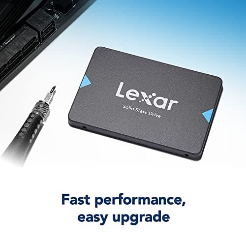 Lexar 480GB NQ100 SSD 2.5 Inch SATA III Internal Solid State Drive, Up to 550MB/s Read, Gray (LNQ100X480G-RNNNU)