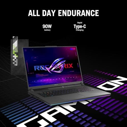 ASUS ROG Strix G18 Gaming Laptop, with Office 2024 Lifetime License, i9-14900HX(24-core), GeForce RTX 4060, 18" 240Hz WQXGA Display, 64GB DDR5, 4TB SSD, RGB Backlit KB, Windows 11 Pro,w/Accessories