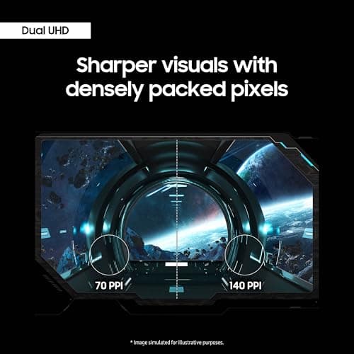 Samsung 57" Odyssey Neo G9 Series Dual 4K UHD 1000R Curved Gaming Monitor, 240Hz, 1ms with DisplayPort 2.1, Quantum Mini-LED, DisplayHDR 1000, AMD FreeSync Premium Pro, LS57CG952NNXZA