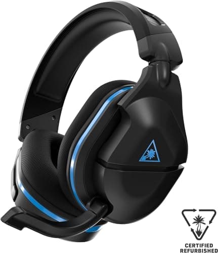 Turtle Beach Stealth 600 Gen 2 USB Wireless Amplified Gaming Headset for PS5, PS4, PS4 Pro, Nintendo Switch, PC & Mac with 24+ Hour Battery, Lag-Free Wireless, & Sony 3D Audio - Black (Renewed)