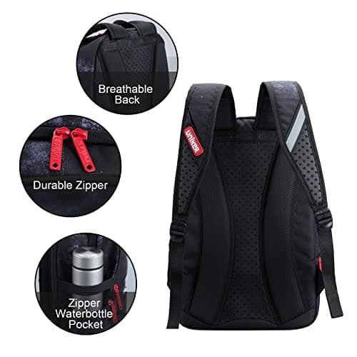 UNIKER Travel Laptop Backpack,Graffiti Backpack for Work,Men Daypacks Black,Designer Laptop Bag for 15.6 Inch,College Backpack Call of Duty Gamers