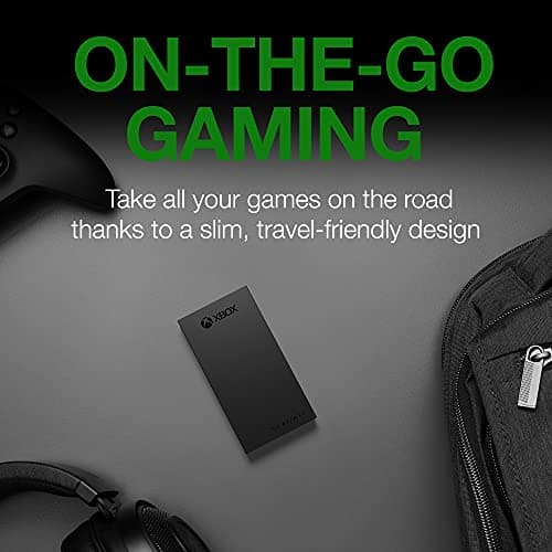 Seagate Game Drive SSD for Xbox 1TB External Solid State Drive - 3.5 Inch, USB 3.2 Gen 1, with built-in Green LED and Rescue Services (STLD1000400)