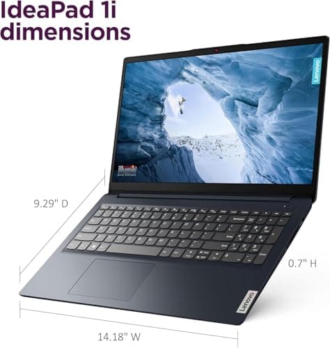 Lenovo IdeaPad (15.6" FHD Anti-Glare, Intel Core i5-1235U (> i7-1165G7), 16GB RAM, 1TB SSD), Laptop for Home, Student, Business, Webcam w/ Shutter, 10-Hour Long Battery Life, Win 11 Home in S Mode
