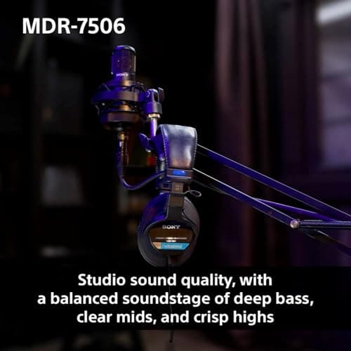 Sony MDR7506 Professional Large Diaphragm Headphone