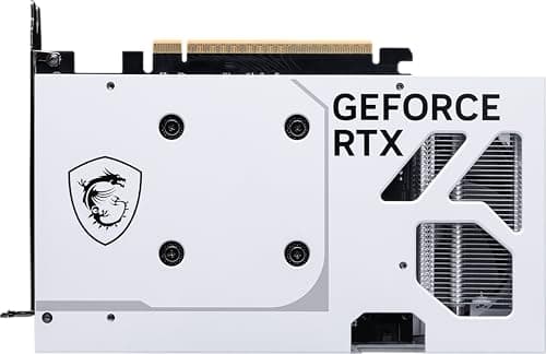MSI Gaming RTX 5060 8G Ventus 2X OC White Graphics Card (8GB GDDR7,128-bit, Extreme Performance: 2535 MHz, DisplayPort x3 2.1a, HDMI 2.1b, NVIDIA Blackwell Architecture)