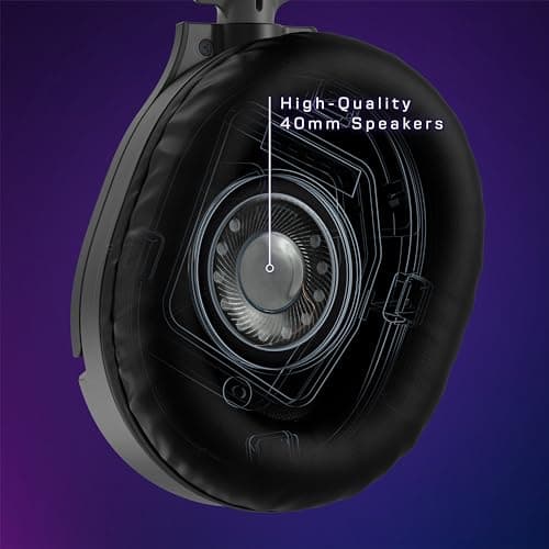 Turtle Beach Recon 70 Multiplatform Gaming Headset for PS5, PS4, Xbox Series X|S, Xbox One, PC & Mobile w/ 3.5mm Wired Connection - Flip-to-Mute Mic, 40mm Speakers, Lightweight Design, Black