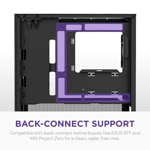 NZXT H3 Flow – Micro-ATX PC Case – Optimized Airflow – Includes 1 x 120mm Rear Fan – Supports Full-Sized GPUs – Fits 280mm Front, 240mm Top Radiator – Back-Connect Motherboard – Black