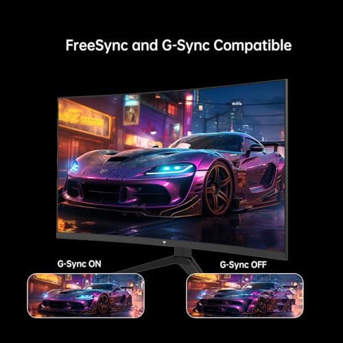 32 Inch FHD 1080p Curved Gaming Monitor - VA 1500R Curved Monitor, 165Hz 1ms MPRT, FreeSync & G-Sync, 122% sRGB, DP/HDMI, VESA, HDR10 for Gaming Home Office Business PC Monitor