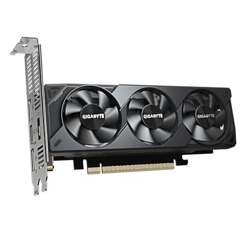 GIGABYTE GeForce RTX 5060 OC Low Profile 8G Graphics Card, 8GB 128-bit GDDR7, PCIe 5.0, Supports up to 4 displays, GV-N5060OC-8GL Video Card