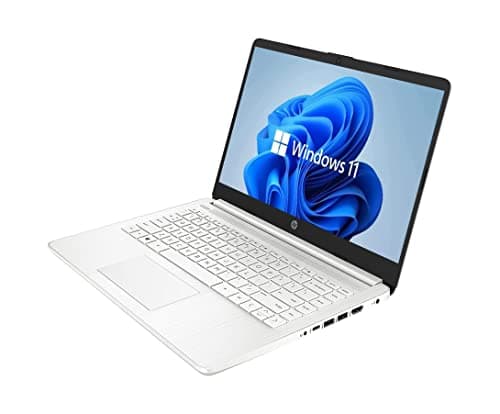 HP 14" HD Laptop, Windows 11, Intel Celeron Dual-Core Processor Up to 2.60GHz, 4GB RAM, 64GB SSD, Webcam(Renewed)