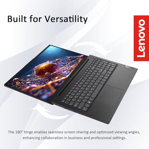 Lenovo V15 Business Laptop with Microsoft Office, Intel 6-core Processor(Up to 4.4 GHz), 15.6" FHD Display, 36GB RAM, 1TB SSD, Ethernet Port RJ-45, Wi-Fi 6, Windows 11 Pro, Copilot AI-Ready, WOWPC USB
