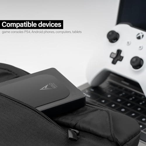 1TB External Hard Drive Ultra Slim Portable HDD-USB 3.0 USB-C for PC, Mac, Laptop, PS4, Xbox one,Xbox 360