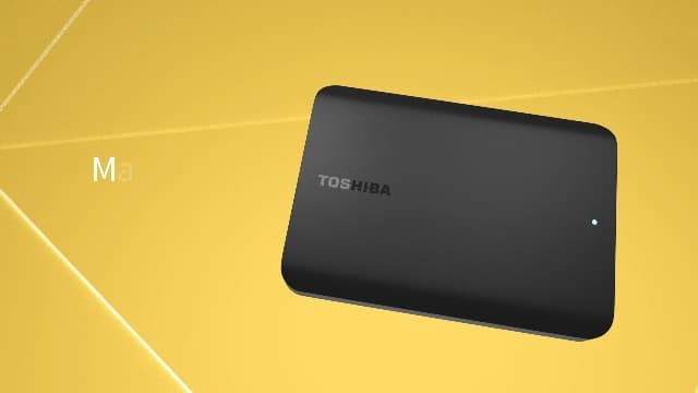 Toshiba Canvio Basics 2TB Portable External Hard Drive USB 3.0, Black - HDTB520XK3AA