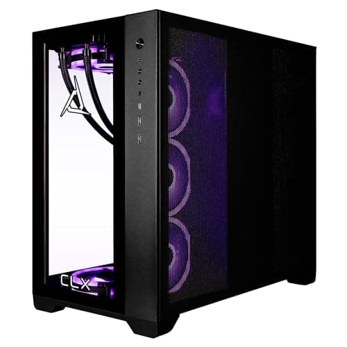 CLX Set Gaming Desktop - Liquid Cooled Intel Core i9 13900KF 3GHz 24-Core Processor, 64GB DDR5 Memory, GeForce RTX 4070 12GB GDDR6X Graphics, 2TB SSD, 6TB HDD, WiFi, Windows 11 Home 64-bit