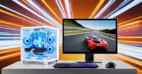 PreBuilt Gaming PC AMD Ryzen7 8700F(8Core 16Threads Up to 5.0G) Nvme 1TB SSD RTX 4060 8G 32G DDR5 RAM WiFi6 Desktop Gamer Computers 4K VR White