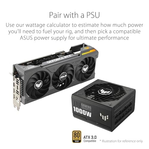 ASUS TUF Gaming NVIDIA GeForce RTX™ 4070 Ti Super OC Edition Gaming Graphics Card (PCIe 4.0, 16GB GDDR6X, HDMI 2.1a, DisplayPort 1.4a),RTX4070Ti|OC|Black
