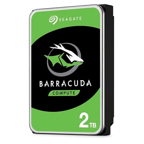 Seagate BarraCuda 2TB Internal Hard Drive HDD – 3.5 Inch SATA 6Gb/s 7200 RPM 256MB Cache – Frustration Free Packaging (ST2000DM008/ST2000DMZ08)