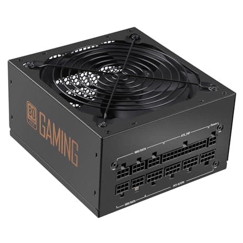 850W Power Supply Fully Modular 80 Plus Gold PSU 100-240V Active PFC Gaming PSU Computer Power Supplies for Desktop PC Server