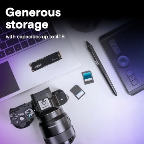 Crucial P3 500GB PCIe Gen3 3D NAND NVMe M.2 SSD, up to 3500MB/s - CT500P3SSD8