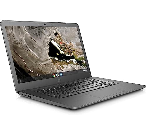 HP Chromebook 14A G5 Laptop 14" HD 1366 x 768 AMD A4-9120C Processor AMD Radeon R4 Graphics 4GB DDR4 RAM 32GB eMMC 1.6 GHz Chrome OS Wi-Fi Bluetooth Natural Silver (Renewed)