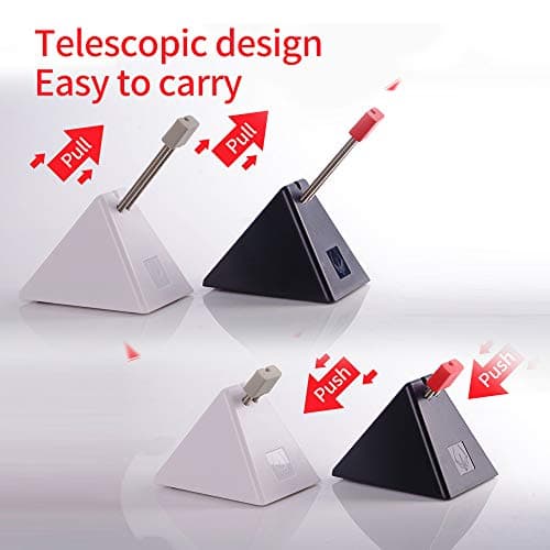 Hotline Games Mouse Bungee Mouse Cord Clip Cord Management System Fixer Holder for Esports FPS Game (3.0 New White)