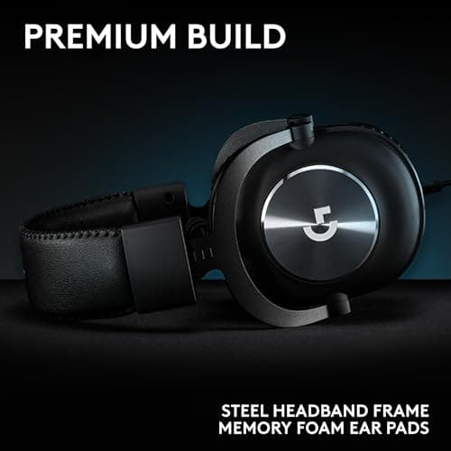 Logitech G Pro X SE Wired Gaming Headset: Blue VO!CE Detachable Boom Mic, DTS 7.1, 50 mm Drivers, USB/3.5mm Aux, USB DAC Included, for PC, Xbox, PS5, PS4 - Black