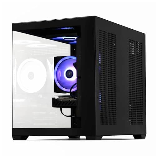 Sirius AI Gaming Desktop - Intel i5 14400F up to 4.7GHz, RTX 5060 GDDR7, 32GB DDR5 RGB 6000MHz, 1TB NVMe Gen4 SSD, Intel B760 Motherboard, 650W Gold PSU, Win 11 Home VR Ready
