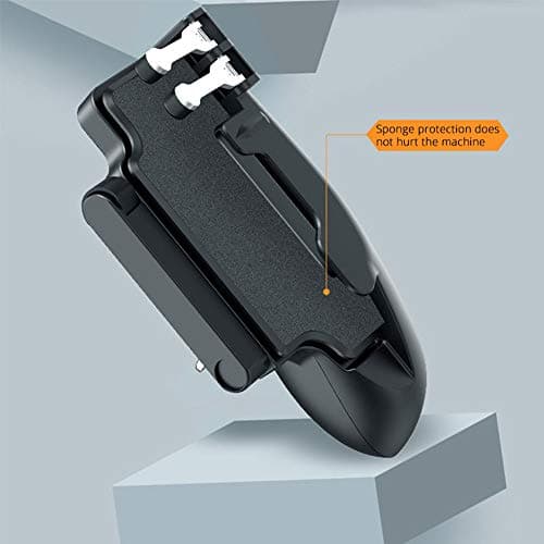 PUBG Controller for iPad, 4 Triggers [6 Finger Operation] Sensitive Shoot Aim Trigger Gamepad Grip, Support 9.7-12.9 inch iPad & Tablet (Thickness < 10mm)