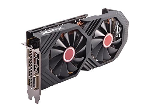 XFX Radeon RX 580 GTS Black Edition 1405MHz OC+, 8gb 256bit GDDR5, DX12 VR Ready, Double Dissipation, Dual BIOS, 3xDP HDMI DVI, PCI-E AMD Graphics Card (RX-580P828D6)