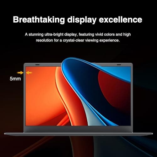 14 inch Laptop Computer, 8GB DDR4 RAM 128GB SSD, 4-Core Processor (Up to 2.9GHz), Thin & Portable Notebook PC, WiFi, BT4.2, MS Office 2024