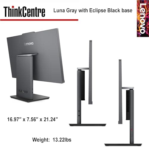 Lenovo ThinkCentre Business All-in-One Computer | 13th Gen Intel 6-Core Processor | 24'' Full HD Display | Wi-Fi 6 | USB-C | HDMI in&Out | KB&Mouse | Windows 11 Pro (64GB RAM | 2TB SSD)