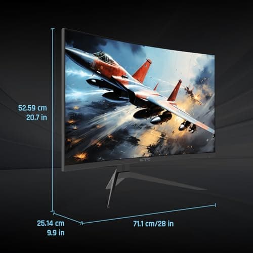 32 inch 240Hz Curved Gaming Monitor 1500R 1080P 125% sRGB 1ms, Freesync/G-sync HDR10,HDMI/DP/USB Ports VESA,Tilt Adjustable,Xbox PS5 Switch,Black