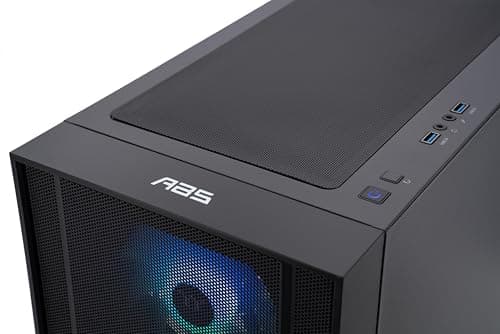 ADVANCED BATTLESTATIONS ABS Eurus Ruby Gaming PC - Windows 11 - AMD Ryzen 7 9800X3D - GeForce RTX 5090 - DLSS 4 - AI-Powered Performance - 32GB DDR5 6400MHz - 2TB M.2 NVMe SSD - ER9800X3D50903