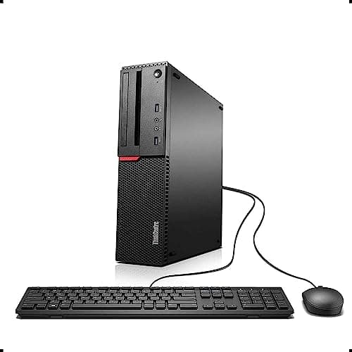 Lenovo ThinkCentre M700 SFF Desktop Computer, 6th Gen Dual Core 6100, up to 3.7 GHz, 16GB DDR4 RAM 1TB SSD, DisplayPort, VGA, Keyboard and Mouse, WiFi, BT, Windows 11 Pro (Renewed)