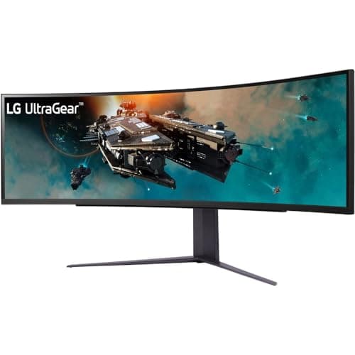 LG 49GR85DC-B 49 inch Curved Ultragear DQHD 1ms 240Hz Monitor, VESA DisplayHDR 1000 Bundle with 2 YR CPS Enhanced Protection Pack