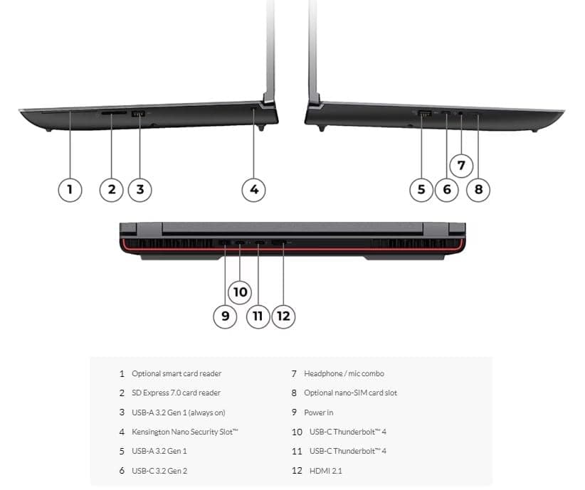 Lenovo ThinkPad P16 Gen 2 16" Mobile Workstation Laptop - Intel i7-14700HX, NVIDIA RTX 2000 Ada (8GB), 64GB DDR5 RAM, 1TB PCIe SSD, 4K UHD (3840x2400) 800nit Display, Windows 11 Pro, MIL-STD-810H