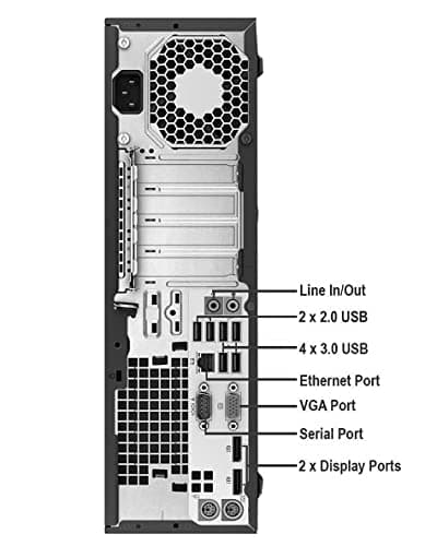 HP Trading Optimized PC Bundle Intel i5 6th Gen, 32GB RAM, 512 GB nvme SSD, 4 New 24” Monitors, 2 Network Cards, Trading Platform Support, MTG 4 in 1 USB HUB, MTG Keyboard Mouse Win 10 Pro (Renewed)
