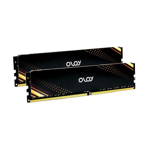 OLOy DDR4 RAM 16GB (2x8GB) Black Saturn 2400 MHz CL17 1.2V 288-Pin Desktop UDIMM (MD4U0824170BB1DA)