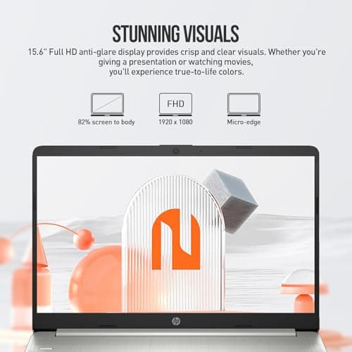 HP 15 Inch Laptop Computer, 15.6" FHD AMD Ryzen 5 Laptop with Lifetime Microsoft Office, Windows 11 Pro, 32GB RAM 1TB SSD+512GB Docking Set, Backlit Keyboard, 10-Key Number Pad
