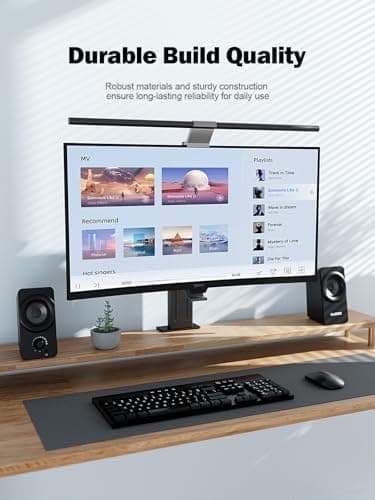 Bluedee Computer Speakers for Desktop PC, Plug & Play USB Speaker with 2 Speaker Units, Dynamic RGB Light PC Speakers, USB/Type-C Powered Wired Speakers for Desktop, Laptop, Projector