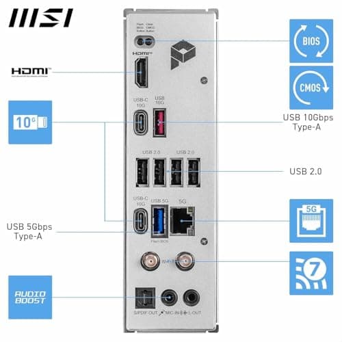Micro Center AMD Ryzen 7 9700X CPU Processor with MSI PRO B850-P WiFi Motherboard (ATX, AM5, DDR5, PCIe 5.0, M.2 Gen5, Wi-Fi 7, 5G LAN)