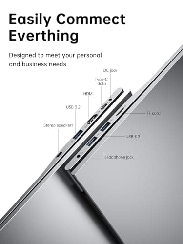 ACEMAGIC 2024 17.3Inch Laptop,FHD Display Laptop with Quad Core-12th Alder Lake N97(Up to 3.6GHz), 6000Mah Battery,16GB RAM 512GB ROM Business Laptop Computer.