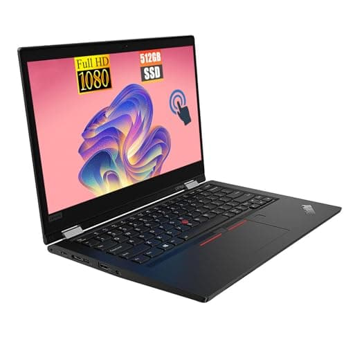 Lenovo ThinkPad L13 Yoga 2 in113.3 FHD Touchscreen Laptop, Core i5-10310 up to 4.4GHz, 16GB DDR4 RAM, 512GB SSD, Stylus Pen, WiFi, Win10 Pro (Renewed)