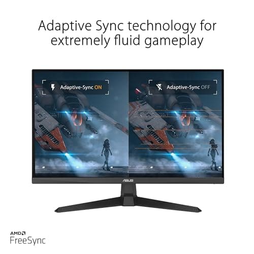 ASUS TUF Gaming 25” (24.5 viewable) 1080P Gaming Monitor (VG259Q3A) – FHD, 180Hz, 1ms, Fast IPS, Extreme Low Motion Blur, FreeSync, Variable Overdrive, Speakers, 99% sRGB, Shadow Boost 3yr Warranty